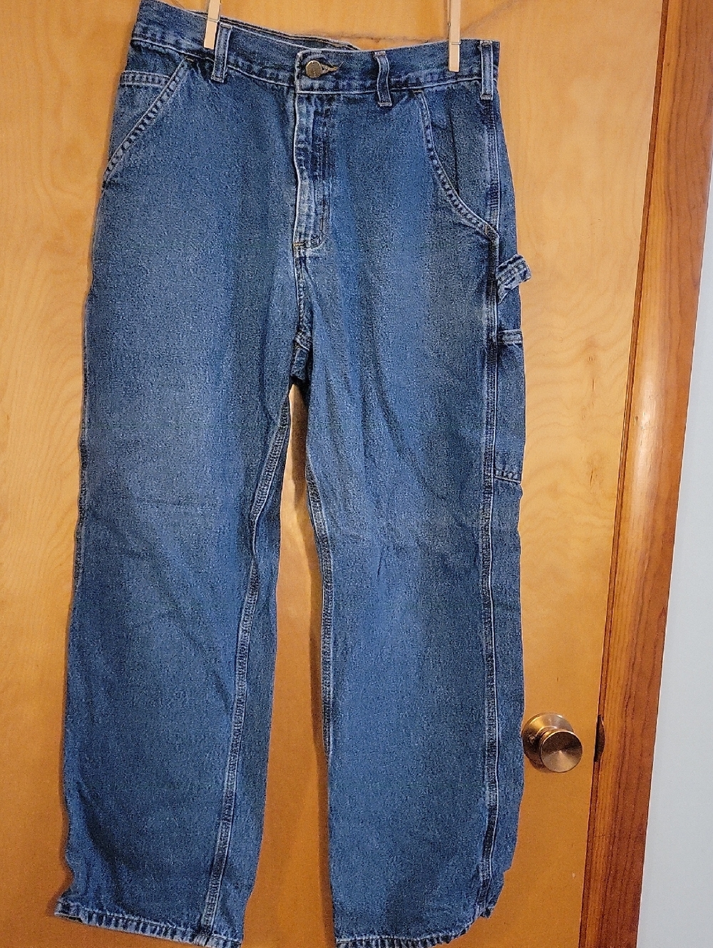Carhartt Men's Blue Denim Carpenter Jeans 31x30